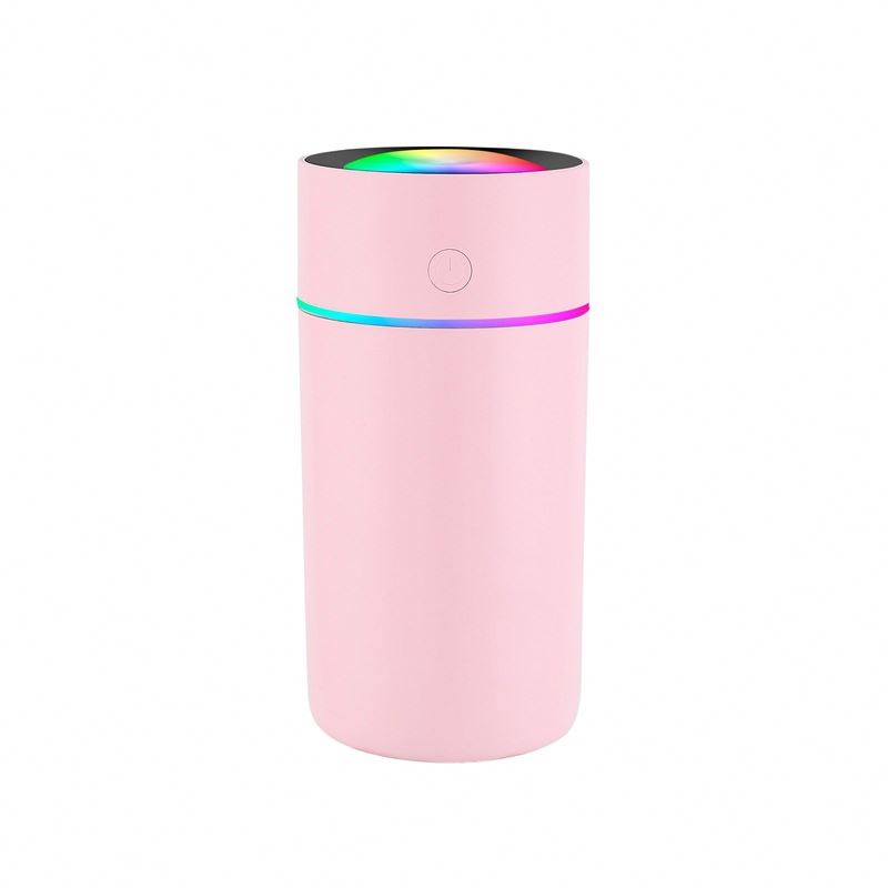 JEDI High Quality Mist Spray Summer Gift 7 Color LED Lights 320ML Portable Air Car Humidifier