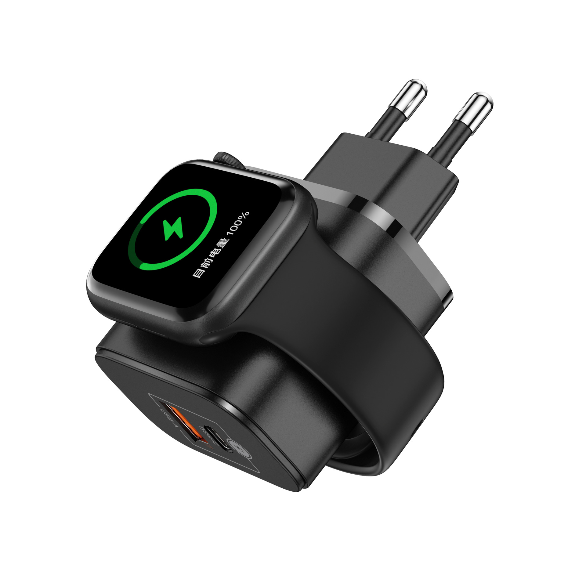 2024 new multifunction   Usb C Charger for Watch 2 In 1 Magnetic wireless charger