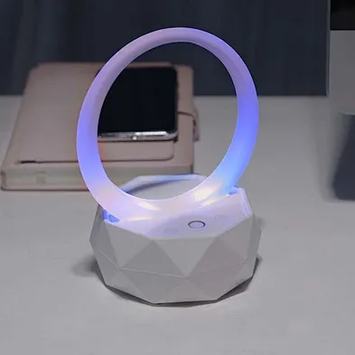 2024 unique design new wireless charger Mobile Phone Table Night  Supplier Led Bed Side Light With Wireless Charger speaker