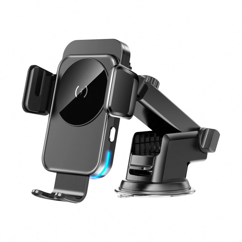 Hot Sales Magnet Ch Holder Magnetic Car Phone Holder Wireless Charger Automatic clamping car wireless charger