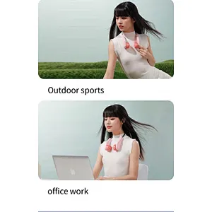 2024 high quality portable Rechargeable Air Conditioning Portable Cooling Fan For Neck And Face