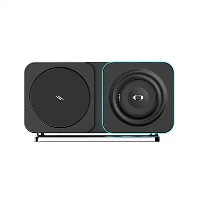 JEDI New Arrival 3in1 Foldable Magnetic Charge Station 15w Qi Three Fold Phone Wireless Charger Customized