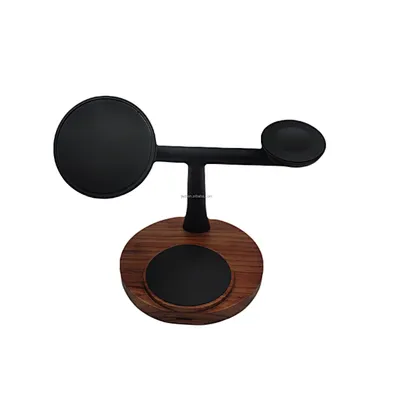 JEDI Wholesale 2025 Unique Design 3 in 1 Real Nature Wooden Round Base Charging Stand Magnetic Wood Wireless Charger With OEM