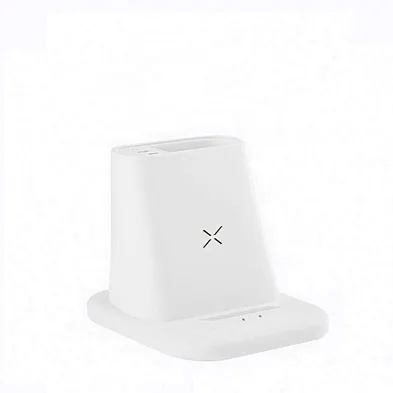 3 in 1 Magnetic Wireless Charging Pen Holder with USB and Type-C Ports for Mobile Phone