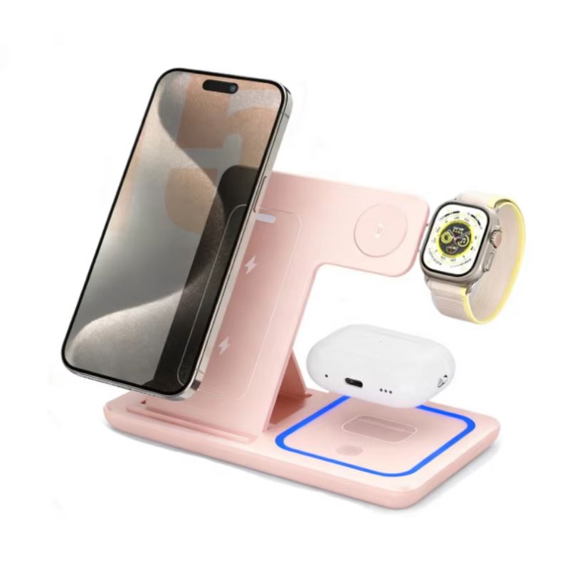 Multifunctional Dropshipping Products Multi Functional 3 in 1 Foldable Wireless Charging Stand for iphone 17 16