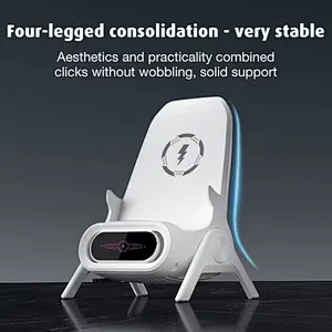 15W Wireless Charger 3 in 1 for Phone Creative Magnetic Fast Wireless Compatible for  Phone