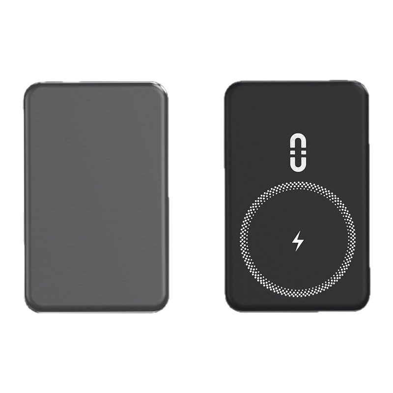 JEDI Metal Case Aluminum Magnetic Wireless Power Bank 5000mAh 10000mAh Minimalist MINI Power Banks for iPhone