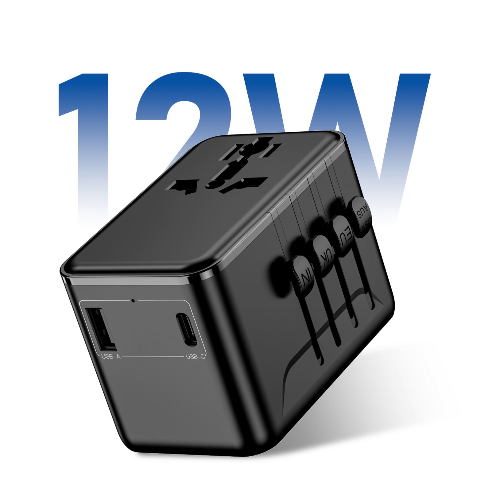 HL-BO1-1A1C 12W Indian Specifications International Universal Travel Adapter Mobile Phones Charging Adapter Quick Worldwide