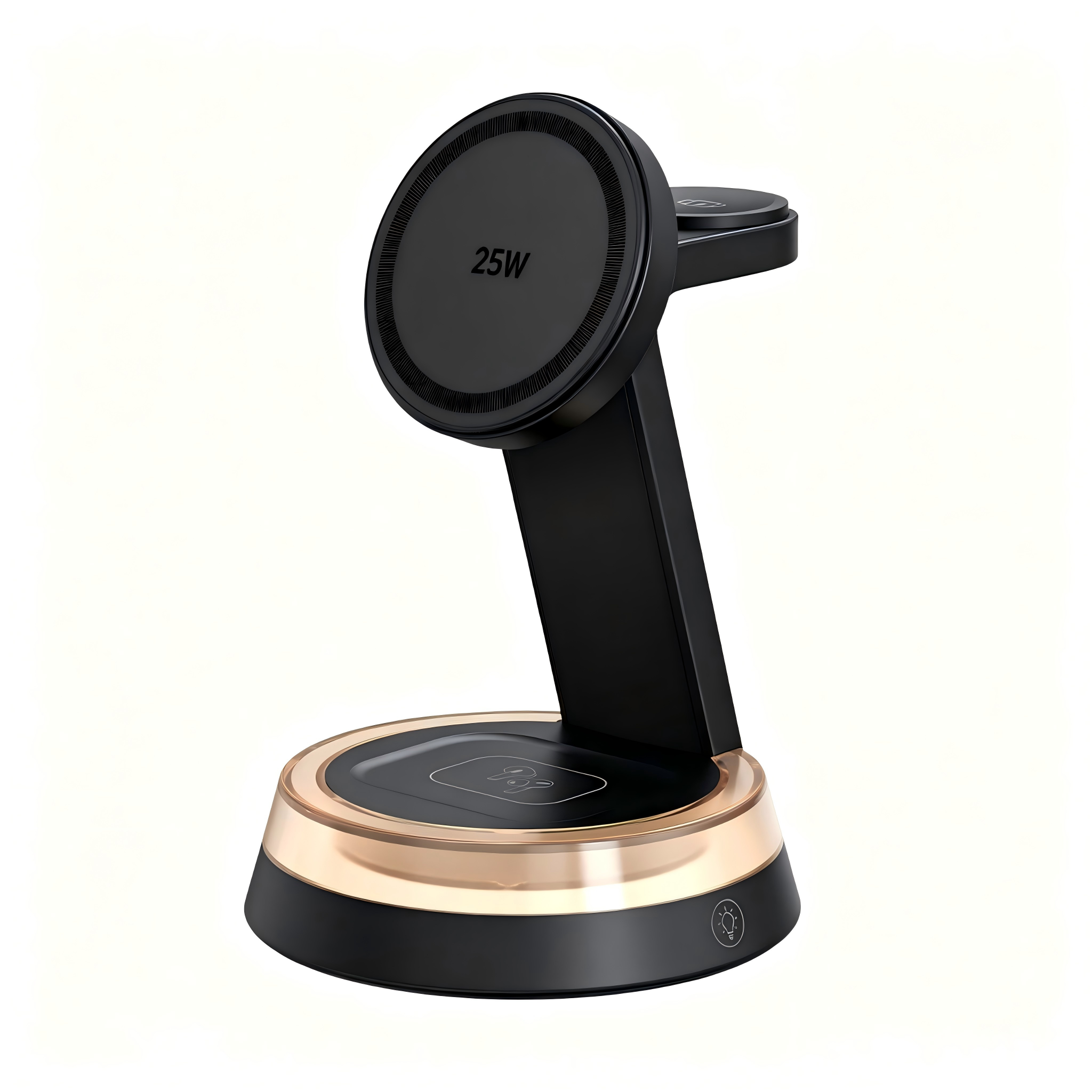 JEDI 3 in 1 Wireless Charger 25W Fast Charging Portable Magnetic Stand with Night Light for Mobile Phone