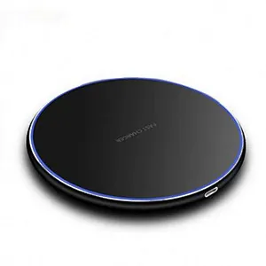 Factory Wholesale 15W Fast Wireless Charging Pad Ultra Slim Design for Smart Phone Devices Efficient 15W Wireless Charging Pad