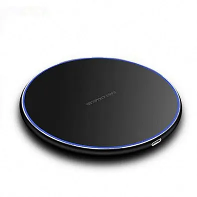Factory Wholesale 15W Fast Wireless Charging Pad Ultra Slim Design for Smart Phone Devices Efficient 15W Wireless Charging Pad