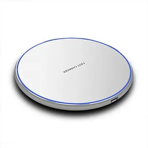 Factory Wholesale 15W Fast Wireless Charging Pad Ultra Slim Design for Smart Phone Devices Efficient 15W Wireless Charging Pad