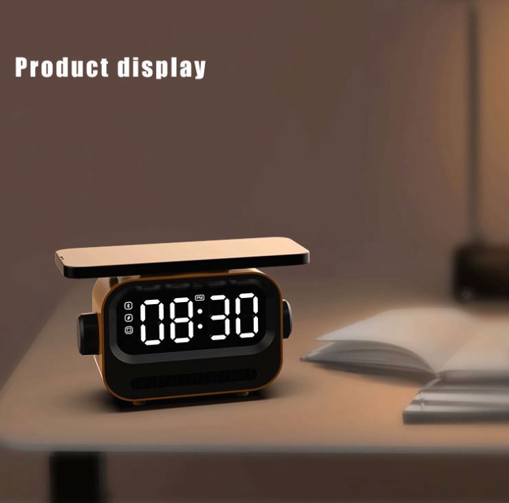 Hot Sell Mini New Wireless Smart BT Speaker X9 15W Fast Charger Alarm Clocks Sound Light Desk First Order Shipping Discount