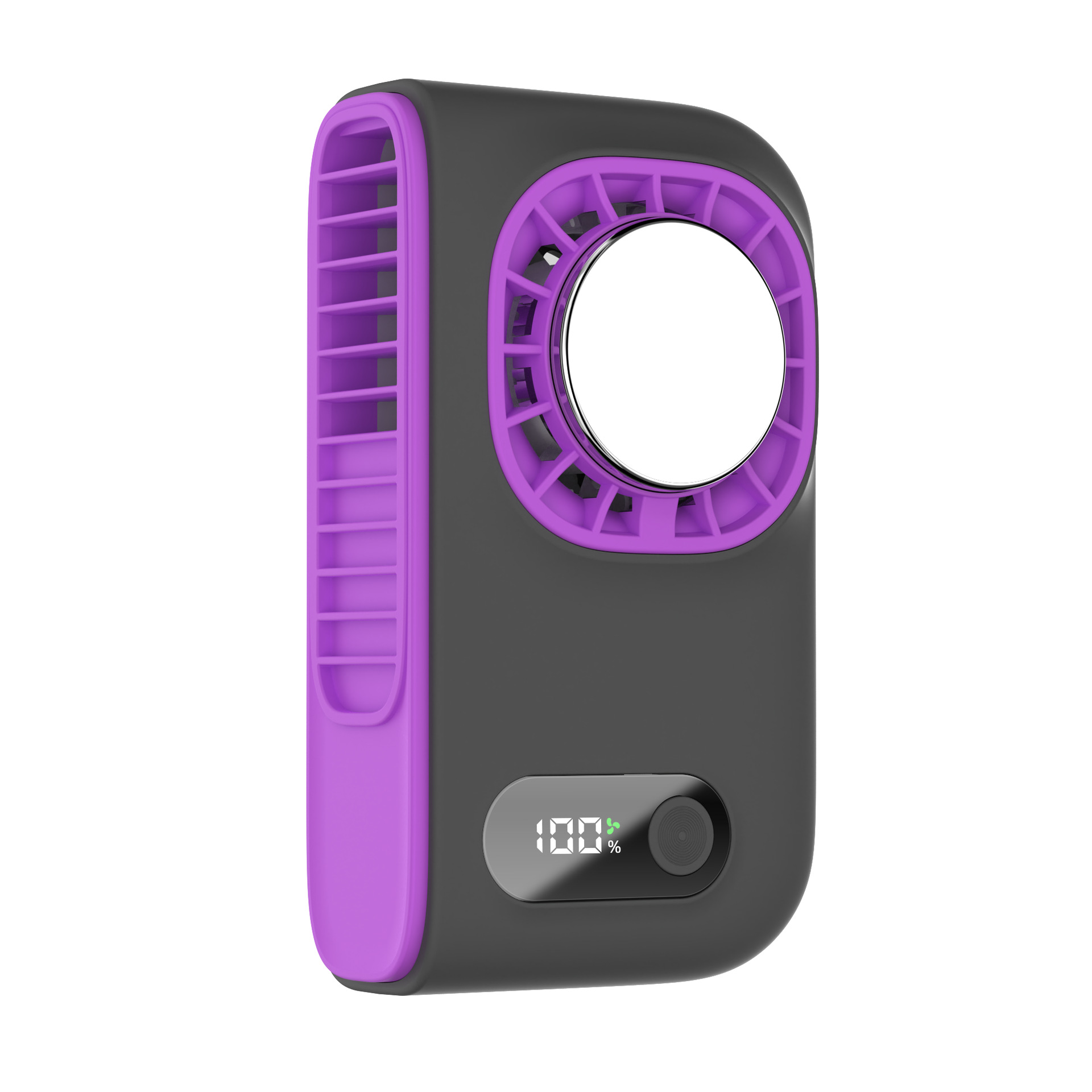 JEDI 2000mAh Mini Portable Waist-Hanging Clip Fan USB-Charged 5V Outdoor Use Umbrella Attachment Brushless Motor 5G Wind Speed