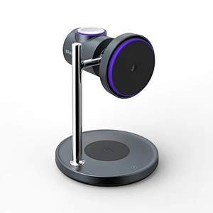 New .2  25W 3 in 1 Superfast Magnetic Wireless Charger TEC Fan Cooling Charging Station for iPhone 17