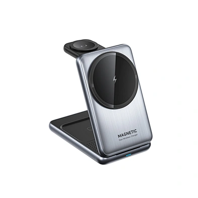 3 in 1 Magnetic Wireless Charging Station for Phone Smartwatch Earbuds Desktop Charger Stand