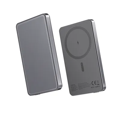 3 in 1 Magnetic Wireless Power Bank with Stand Detachable Portable Charger for Phone Watch Earphones