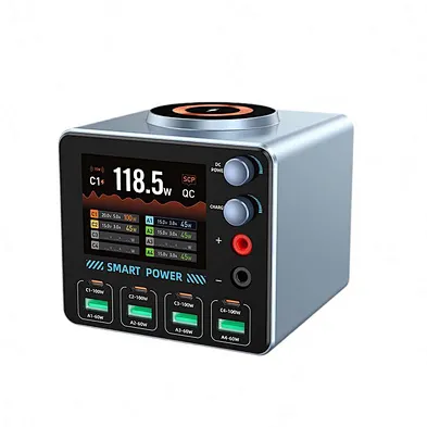 10 USB Chargers with Multiple Ports for Fast Charging for Apple,  and Digital Devices Featuring GaN Technology