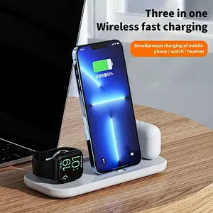 Fast Wireless Charger 15W Wireless Charging Stand Portable Phone Charger for Smartphone  Fast Charging Station