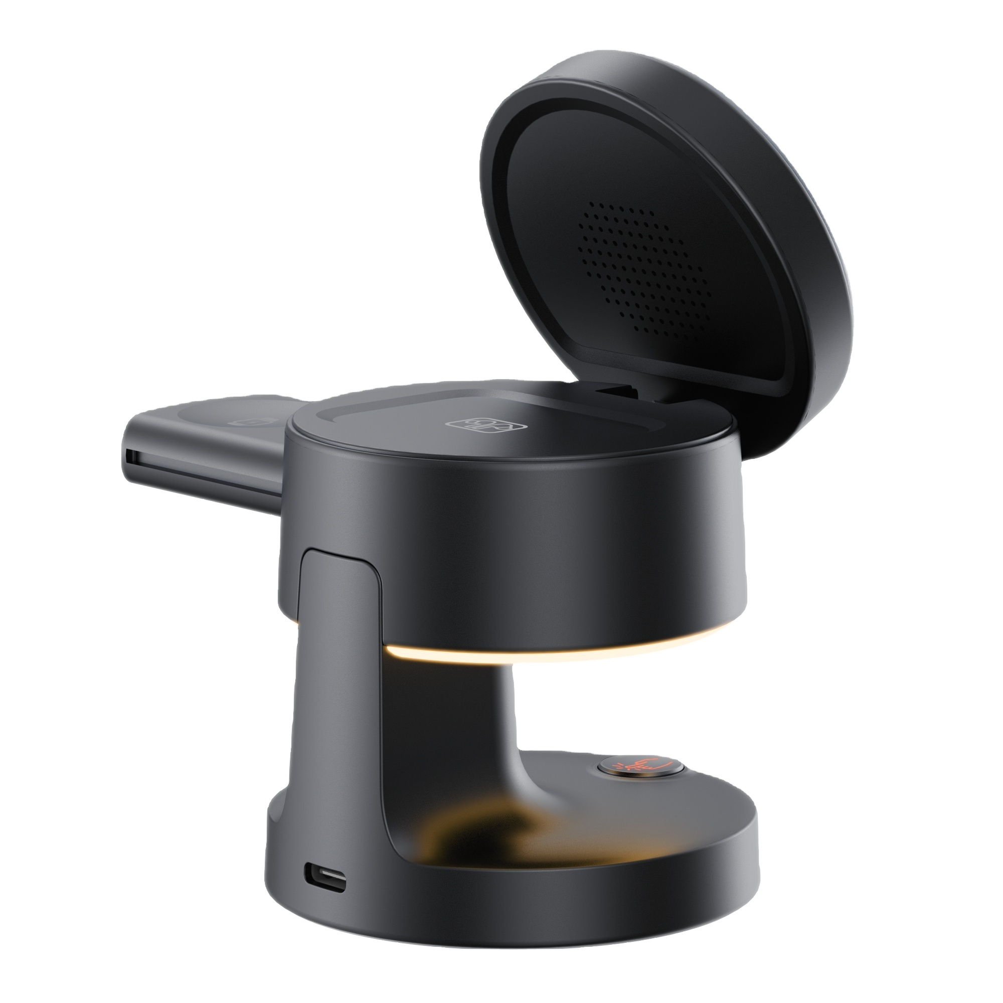 4 in 1 Magnetic Wireless Charging Station with LED Night Light Fast Charger Dock Holder & Power Bank 15W Fast Charging