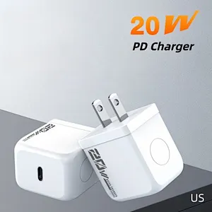 20W PD Fast Charging Original Adapter for iPhone 17 16 15 14 13 12 Pro Max  USB-C Type-C Port  GaN Charger