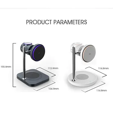 New .2  25W 3 in 1 Superfast Magnetic Wireless Charger TEC Fan Cooling Charging Station for iPhone 17