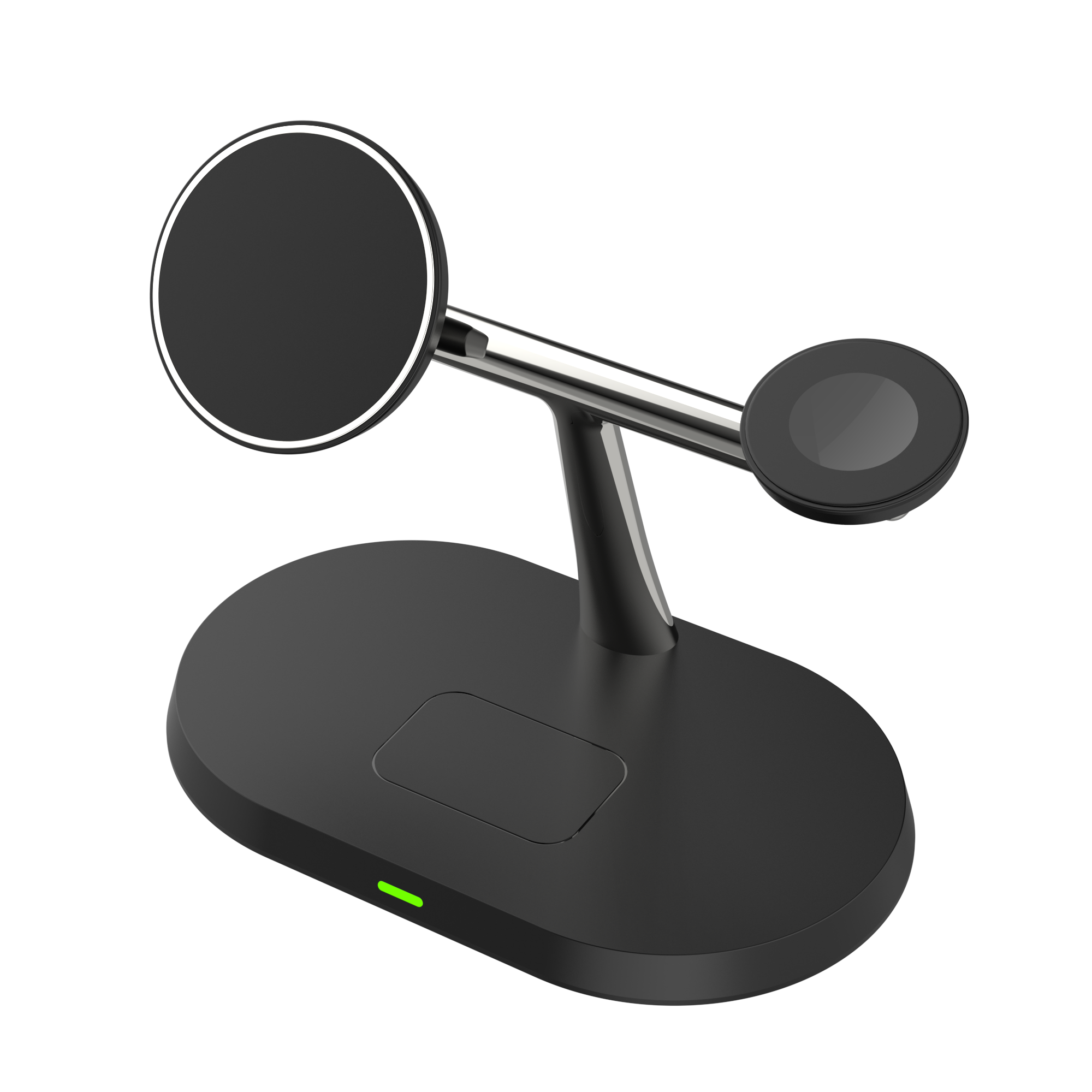 3 in 1 Wireless Charging Station for Smartphone Smartwatch Earbuds Foldable Desktop Charging Stand