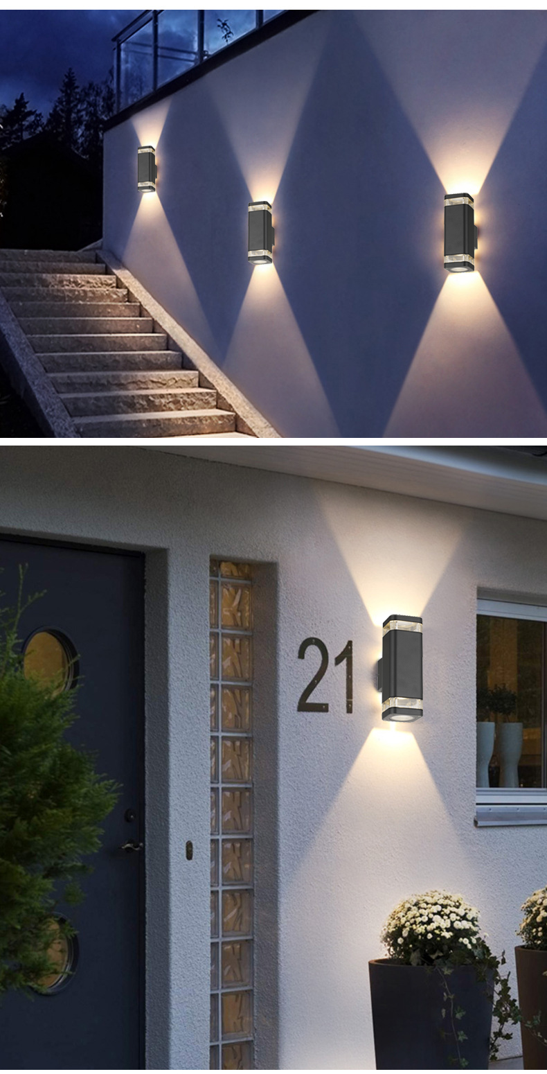 IP54 Outdoor Up and Down Wall Light with GU10