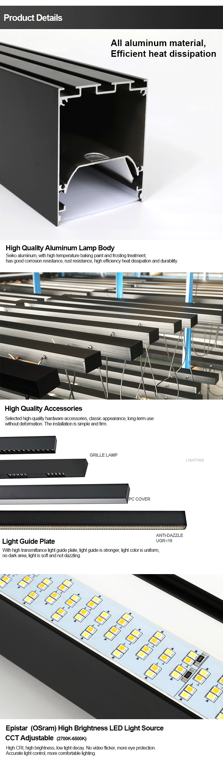 LED Linear light 24W