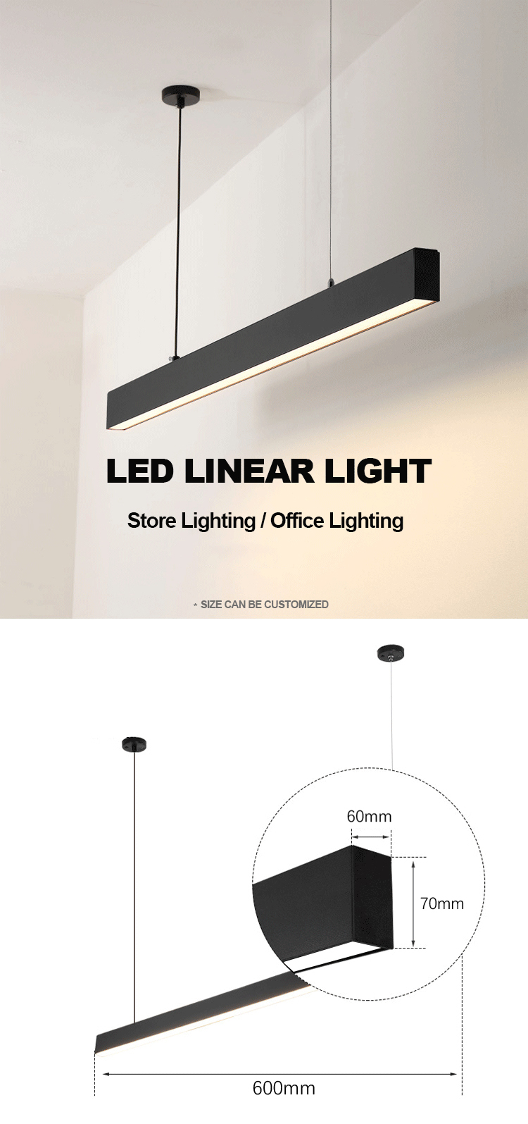 LED Linear light 24W