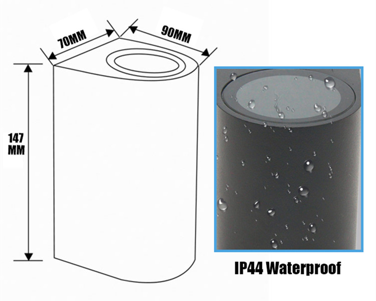 IP54 Morden Exterior Wall Light