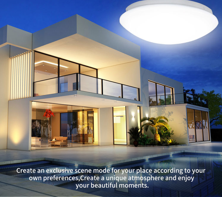 Decorative Home Lighting Tuya WiFi Smart LED Ceiling Light