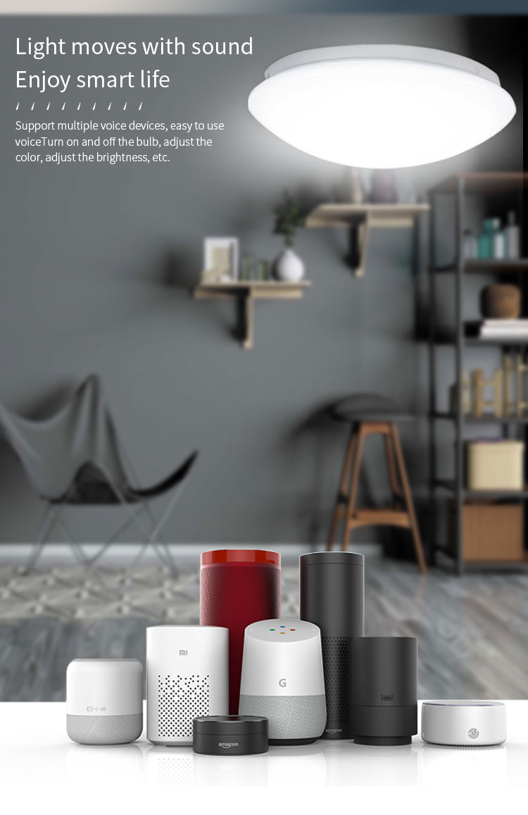 Decorative Home Lighting Tuya WiFi Smart LED Ceiling Light