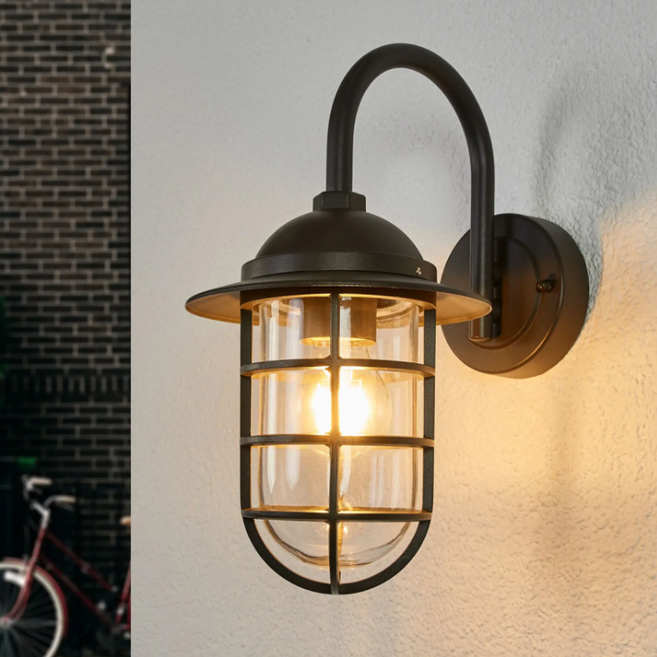 Outdoor Wall Light with E27 Bulb Light Source