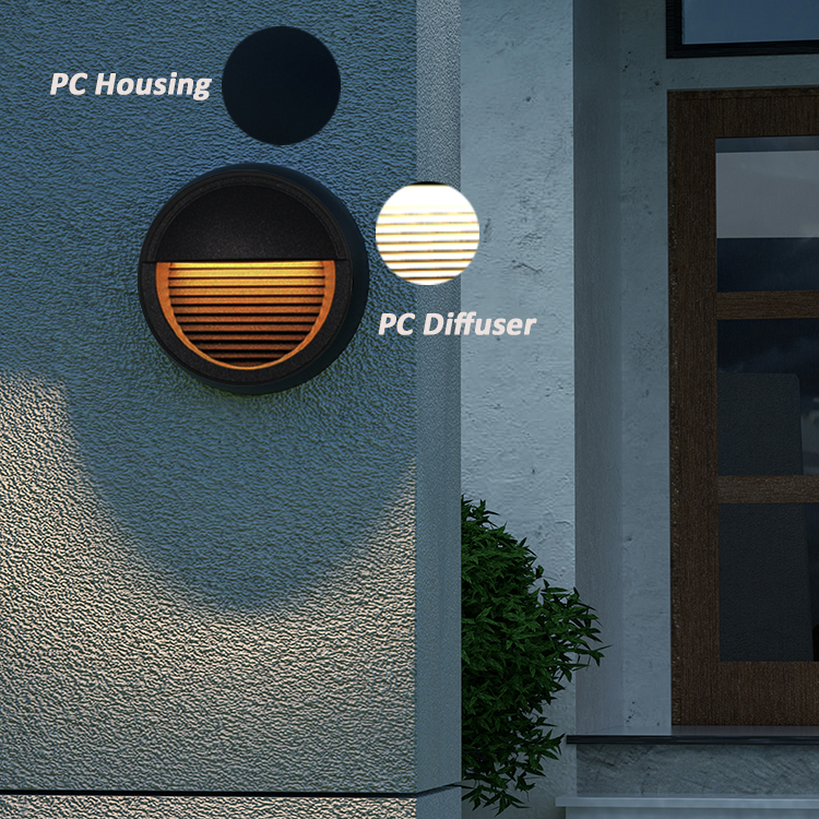 Outdoor Round LED Stair Lamp for Garden