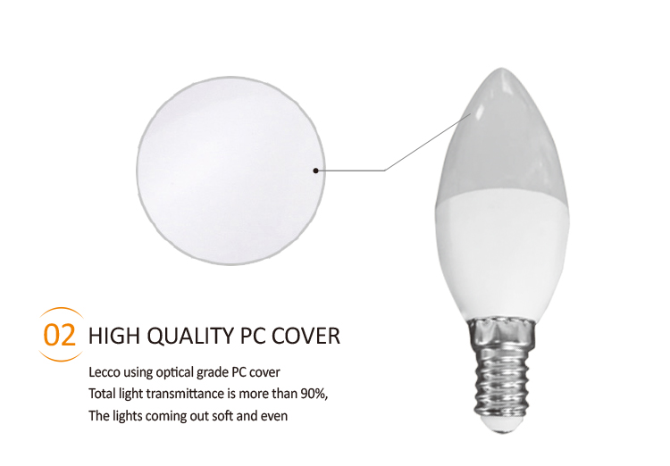 LED Crystal Candle Bulb 7W
