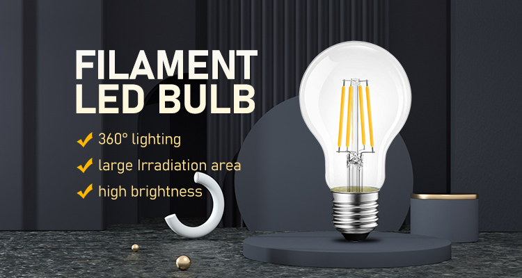 Led Filament Bulb A60 8W