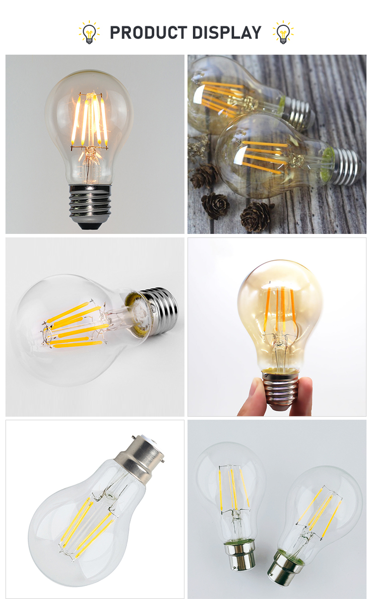 Led Filament Bulb A60 8W