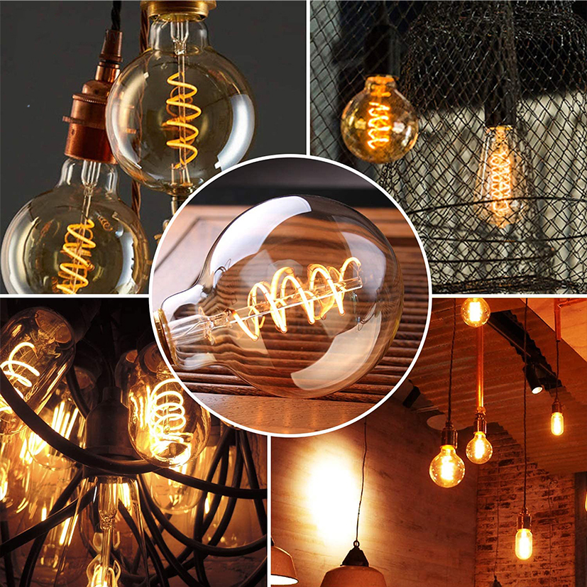 Led Filament Bulb G125
