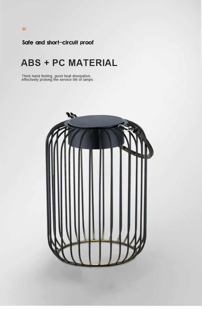Waterproof led solar garden lantern