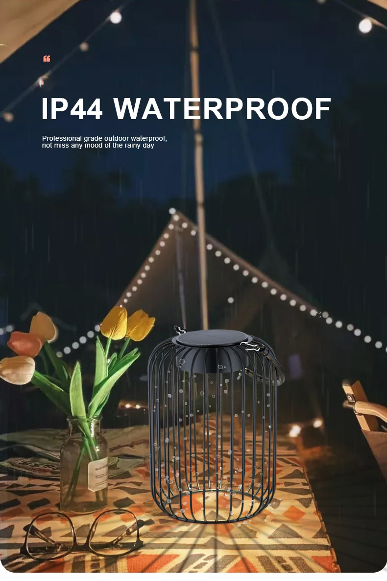 Waterproof led solar garden lantern