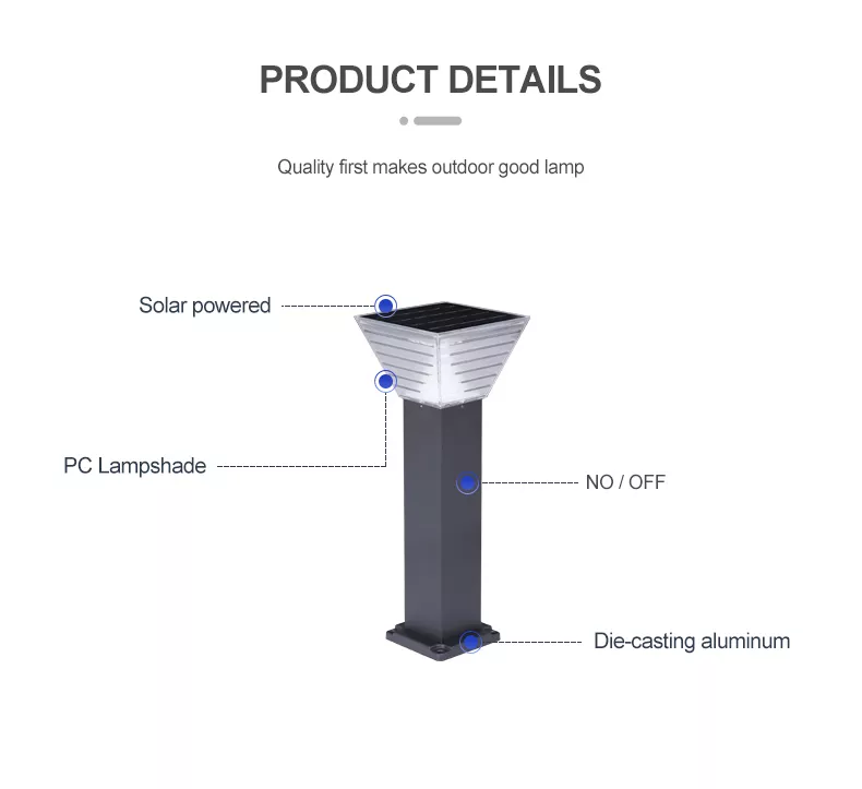 Outdoor LED Solar Garden Light