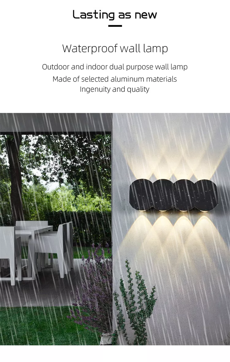 Modern IP65 Waterproof LED Outdoor Wall Light
