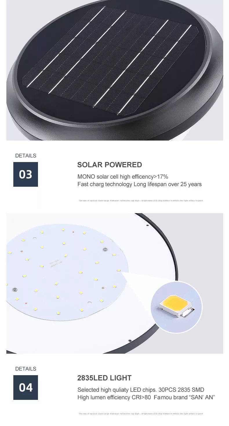 Outdoor LED Solar Garden Light
