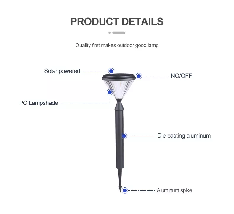 Outdoor LED Solar Garden Light