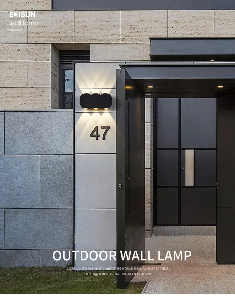 Modern IP65 Waterproof LED Outdoor Wall Light