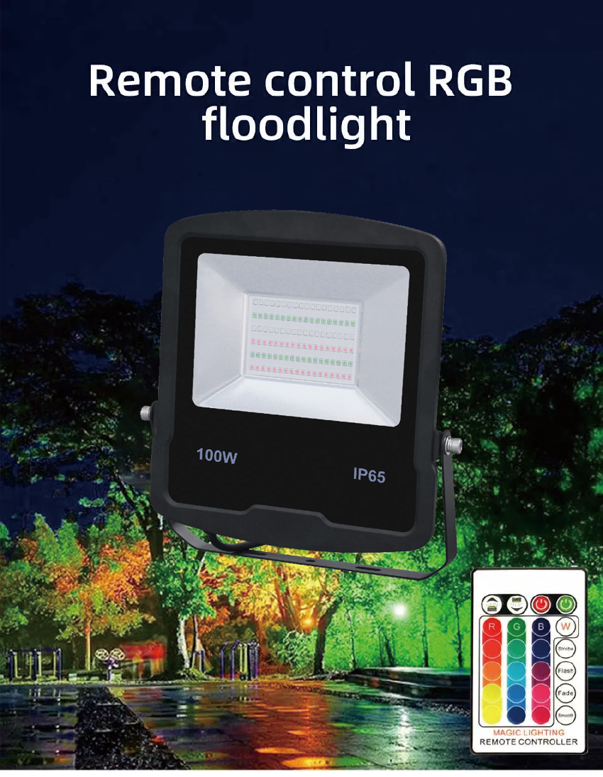LED FLOOD LIGHT 10-200W RGB