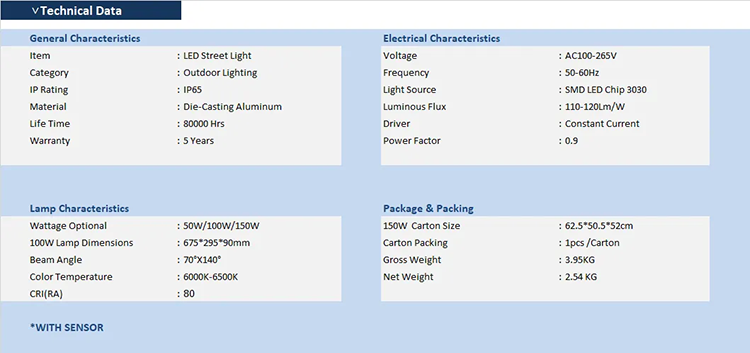 LED Die-Casting Aluminum Street Light