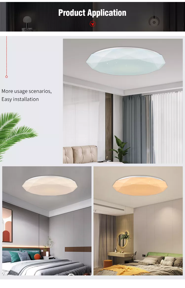 LED Ceiling Lights diamond 36W 3 IN 1