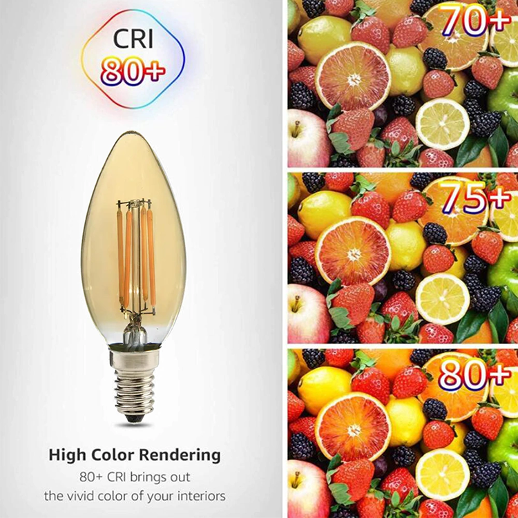 Led Filament Candle bulb 6W